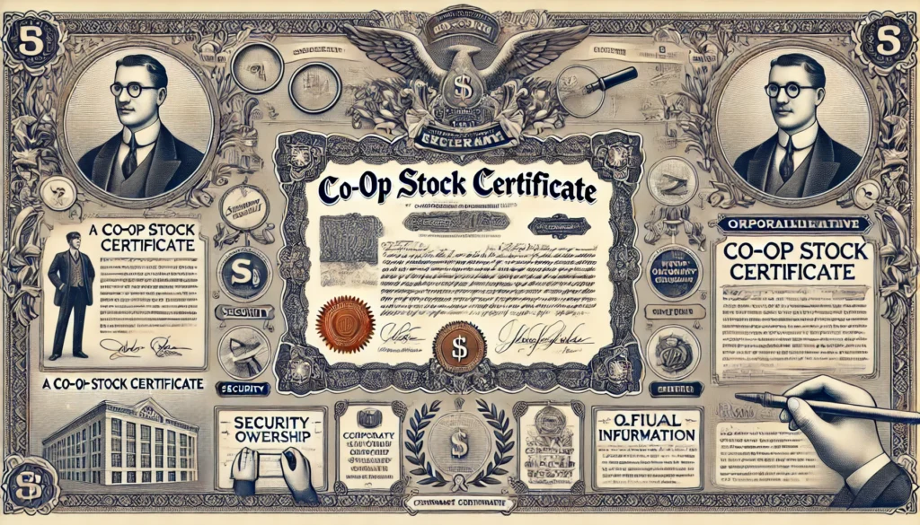 Why Understanding What Does a Co-op Stock Certificate Look Like Matter