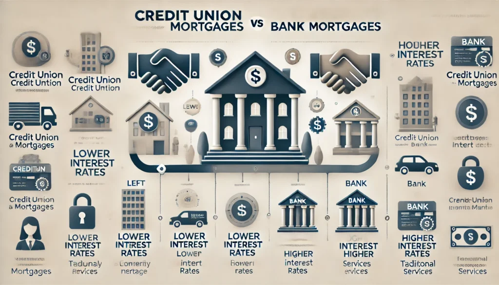 credit union mortgage vs bank mortgage